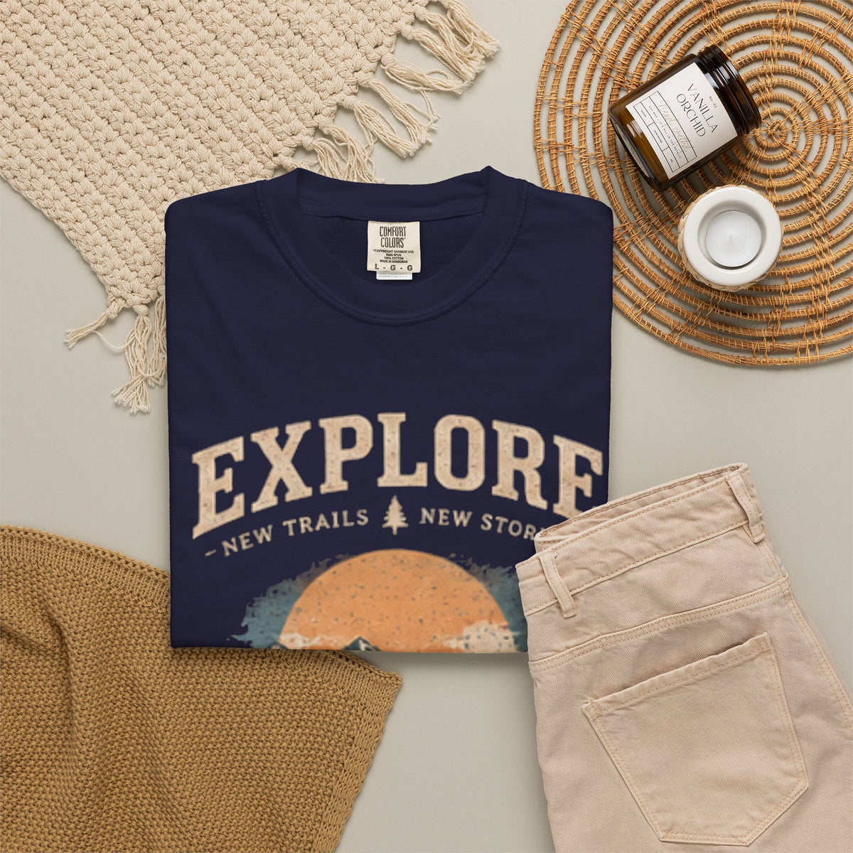 Explore the Outdoors Mountain Graphic T-Shirt