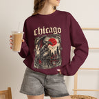 Chicago Gothic Skull Crewneck Sweatshirt