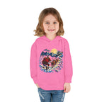 Toddler Hoodie - Santa Sleigh Winter Scene Pullover Christmas Special