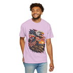 Patriotic Bald Eagle American Flag T-Shirt